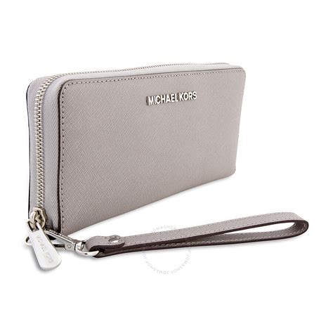 michael kors geldbörse pearl grey|Women's Grey Designer Wallets .